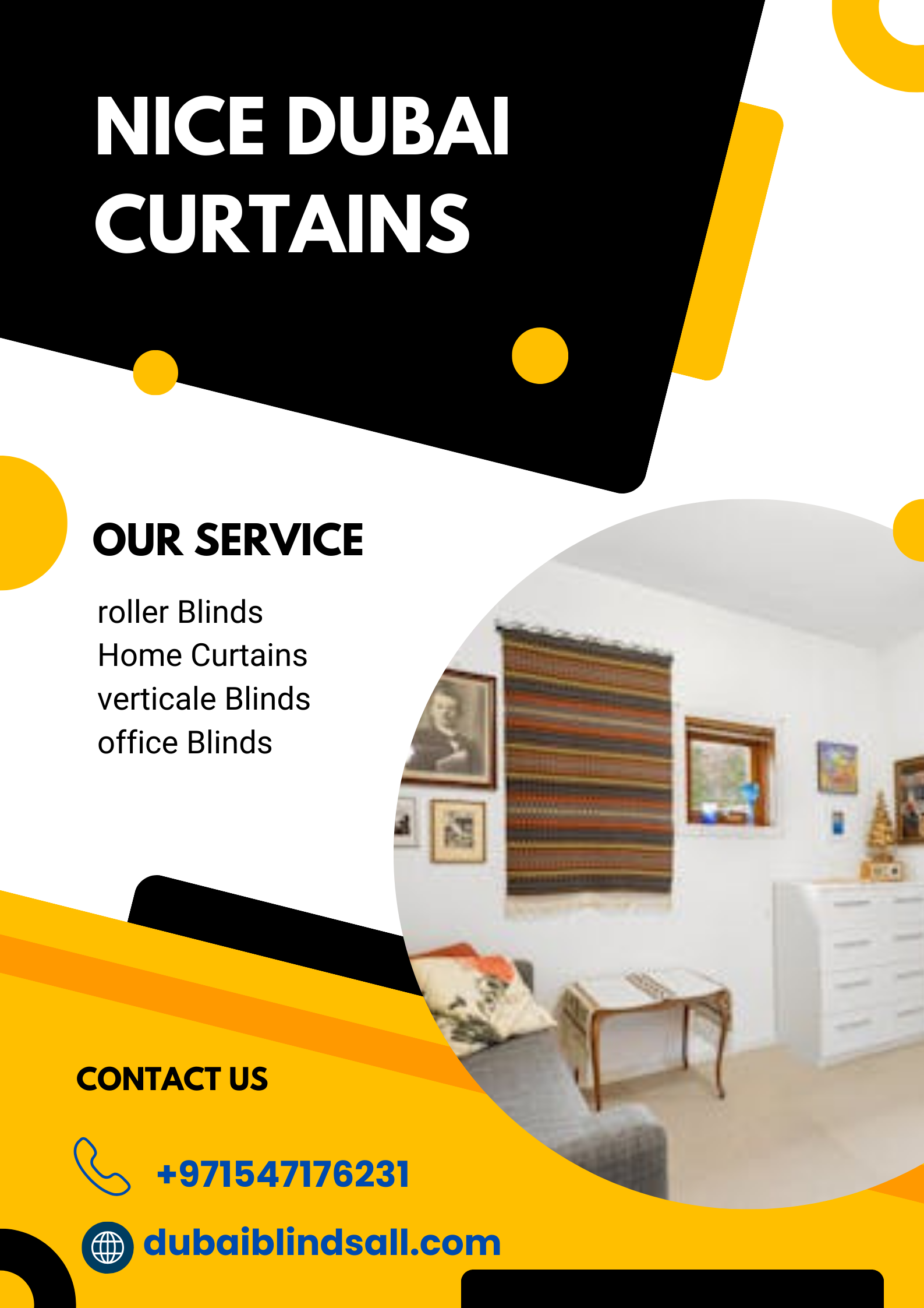 Curtains Shop in Dubai0547176231